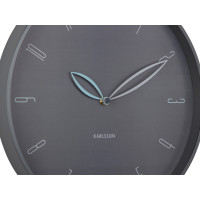 Nástenné hodiny Petals Karlsson KA6012GY, 40cm